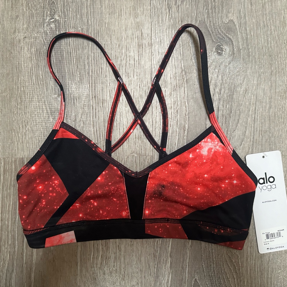 Alo Yoga Volcano Space small bra, NWT